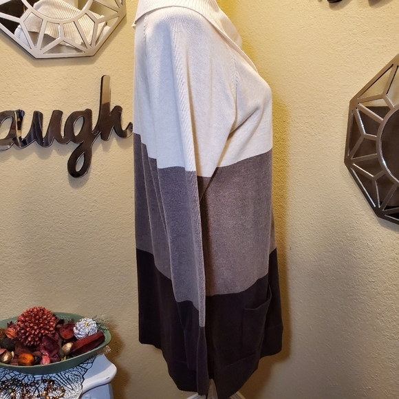 Jeanne Pierre Color Block Sweater sz XL NwoT - Picture 5 of 11